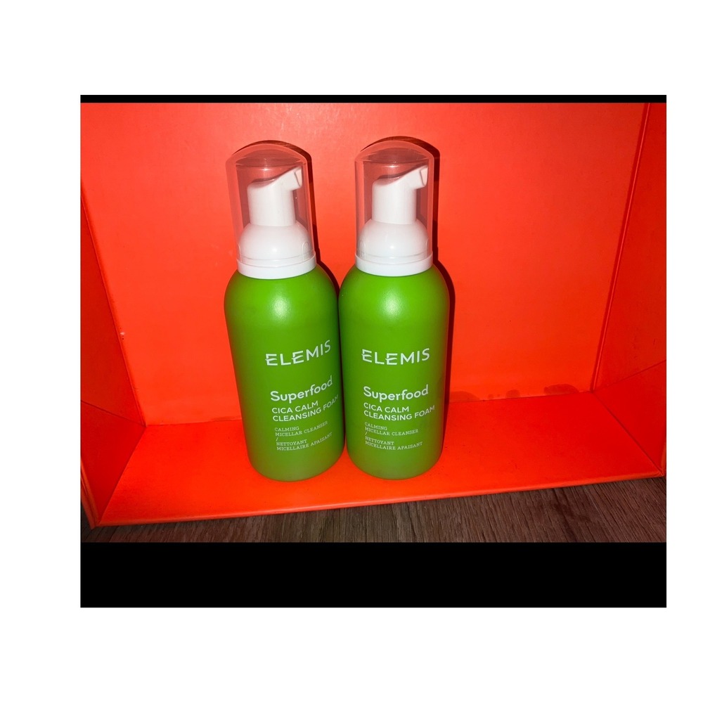 Elemis Superfood Cica Calm Cleansing Foam Micellar Calming Hydrating 2pk face